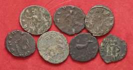 LOTTI - Imperiali Lotto di 7 antoniniani di Gallieno con R/ diverso
med. MB