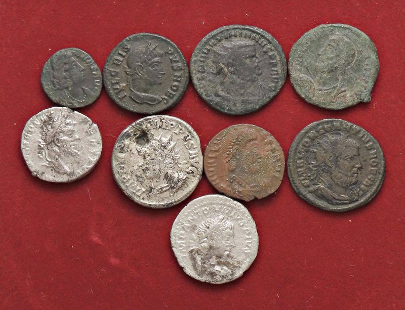 LOTTI - Imperiali AE3 di Valente, Giuliano II, Costanzo Cloro, Elena, Massimiano...