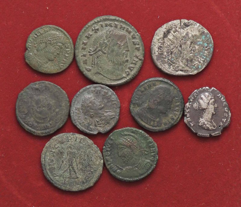 LOTTI - Imperiali AE3 di Valente, Giuliano II, Galerio Massimiano, Elena, Licini...