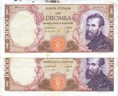 LOTTI - Cartamoneta-Italiana 10000 lire 1962 e 1965 Lotto di 2 biglietti sostitutivi
med. BB