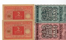 LOTTI - Cartamoneta-Estera GERMANIA - 2 marchi 1920 (2), Austria 1 e 2 corone 1915 Lotto di 4 biglietti
FDS