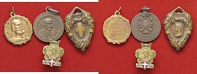 LOTTI - Medaglie CITTA' - Pavia, lotto di 3 medaglie e un distintivo
BB÷SPL