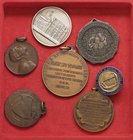 LOTTI - Medaglie CITTA' - Pavia, lotto di 6 medaglie (una in AG) e un distintivo
BB÷SPL