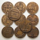 LOTTI - Medaglie CITTA' - Trieste, lotto di 11 medaglie in AE, mm 60, anni '60-'70
FDC