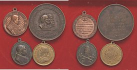 LOTTI - Medaglie PAPALI - Lotto di 4 medaglie di Pio IX
MB÷qSPL