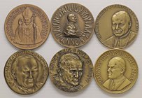LOTTI - Medaglie PAPALI - Lotto di 6 medaglie di G.P. II
SPL÷FDC