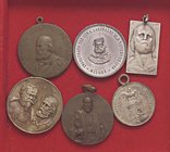 LOTTI - Medaglie PERSONAGGI - Lotto di 6 medaglie di G. Garibaldi
BB÷SPL