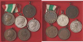 LOTTI - Medaglie SAVOIA - Lotto di 6 medaglie
BB÷SPL