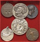 LOTTI - Medaglie VARIE - Lotto di 6 medaglie, quella fascista e quella di Milano sono in AG
BB÷SPL