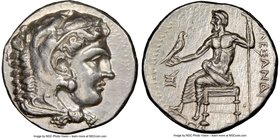 MACEDONIAN KINGDOM. Alexander III the Great (336-323 BC). AR tetradrachm (26mm, 17.12, 6h). NGC AU 5/5 - 3/5. Late lifetime or early posthumous issue ...