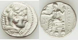 MACEDONIAN KINGDOM. Alexander III the Great (336-323 BC). AR tetradrachm (25mm, 16.36 gm, 10h). VF, porosity, graffiti. Lifetime or early posthumous i...