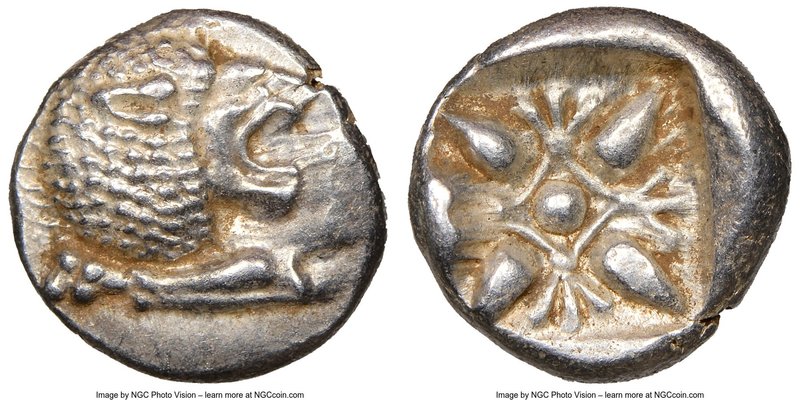 IONIA. Miletus. Ca. late 6th-5th centuries BC. AR obol 0r 1/12 stater (10mm, 1.2...