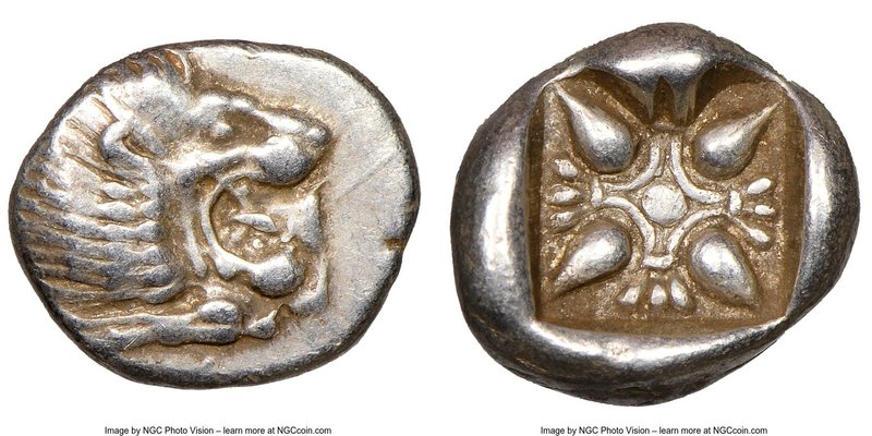 IONIA. Miletus. Ca. late 6th-5th centuries BC. AR obol or 1/12 stater (10mm). NG...