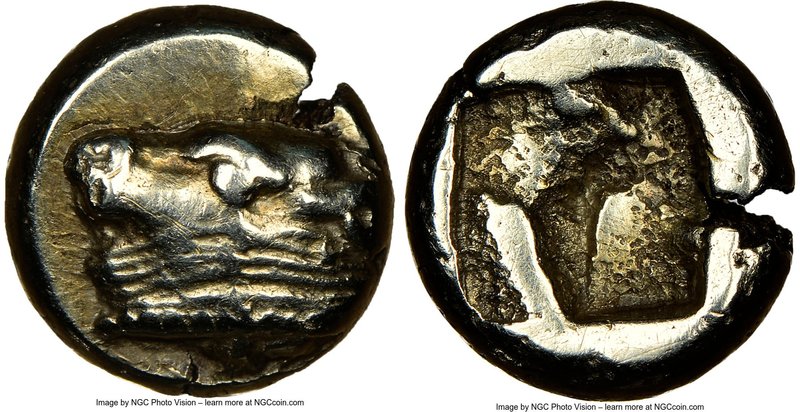 IONIA. Phocaea. Ca. 521-478 BC. EL sixth-stater or hecte (10mm, 2.54 gm). NGC XF...
