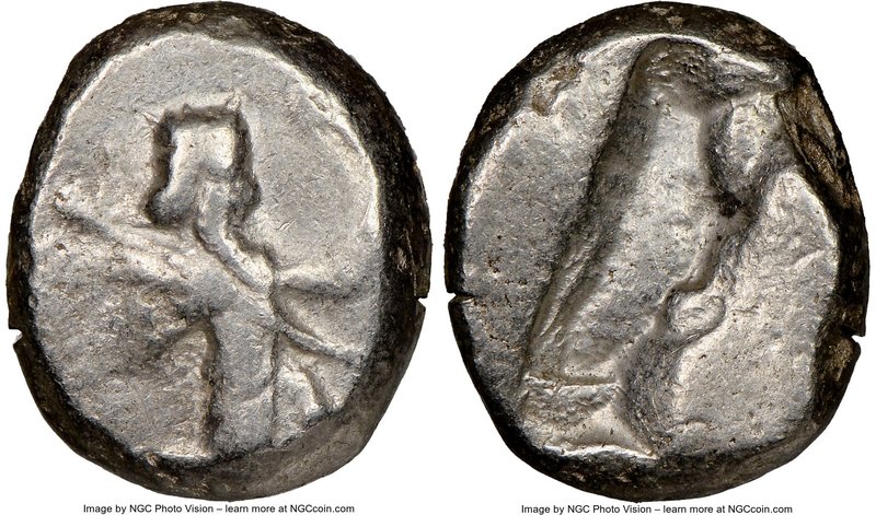 ACHAEMENID PERSIA. 5th-4th centuries BC. AR siglos (16mm). NGC Choice Fine, edge...