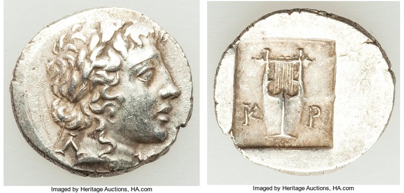 LYCIAN LEAGUE. Cragus. Ca. 48-20 BC. AR hemidrachm (15mm, 1.97 gm, 12h). XF. Ser...