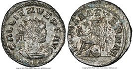 Gallienus (AD 253-268). BI antoninianus (21mm, 3.49 gm, 5h). NGC MS 4/5 - 2/5, Silvering. Asia, AD 260-268, sole reign. GALLIENVS P F AVG, radiate, cu...