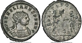 Aurelian (AD 270-275). BI antoninianus (24mm, 3.77 gm, 5h). NGC MS 4/5 - 4/5, Silvering. Serdica, 2nd officina, 8th emission, AD 274-275. IMP AVRELIAN...