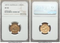 Victoria gold 1/2 Sovereign 1897-S XF45 NGC, Sydney mint, KM12. AGW 0.1178 oz.

HID09801242017
