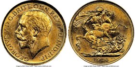 George V gold Sovereign 1913-S MS62 NGC, Sydney mint, KM29. AGW 0.2355 oz. 

HID09801242017