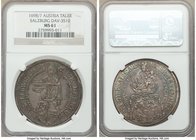 Salzburg. Johan Ernst Taler 1698/7 MS61 NGC, KM254, Dav-3510. Dark lavender gray with teal and gold accents near edges. 

HID09801242017