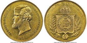 Pedro II gold 20000 Reis 1859 AU53 NGC, Rio de Janeiro mint, KM468. AGW 0.5286 oz. 

HID09801242017