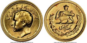 Muhammad Reza gold Pahlavi SH1326 (1947) MS66 NGC, KM1150.

HID09801242017