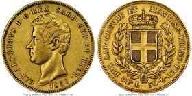 Sardinia. Carlo Alberto gold 50 Lire 1836 (Eagle)-P XF45 Turin mint, KM137.1.

HID09801242017