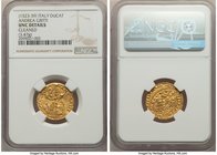 Venice. Andrea Gritti gold Ducat ND (1523-1539) UNC Details (Cleaned) NGC, Fr-1246. 3.47gm.

HID09801242017