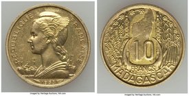 French Colony 3-Piece Uncertified Essai Set 1953 UNC, 1) 5 Francs, KM-E3 2) 10 Francs, KM-E4 3) 20 Francs, KM-E5 Paris mint. All contained in custom h...