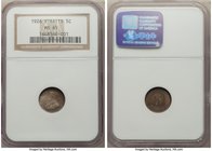 British Colony. George V Pair of Certified Issues NGC, 1) 5 Cents 1926 - MS65, KM36. 2) 10 Cents 1926 - MS65, KM29b. Sold as is, no returns.

HID09801...
