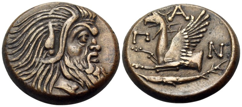 CIMMERIAN BOSPOROS. Pantikapaion. Circa 310-304/3 BC. Multiple chalkous (Bronze,...