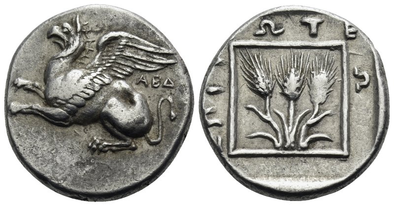THRACE. Abdera. Circa 411/10 - 386/5 BC. Tetrobol (Silver, 15 mm, 2.89 g, 12 h),...