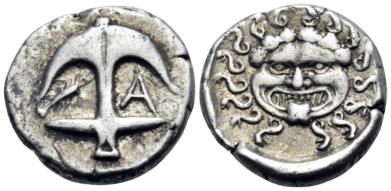 THRACE. Apollonia Pontika. Circa 480/78-450 BC. Drachm (Silver, 15 mm, 3.34 g, 5...