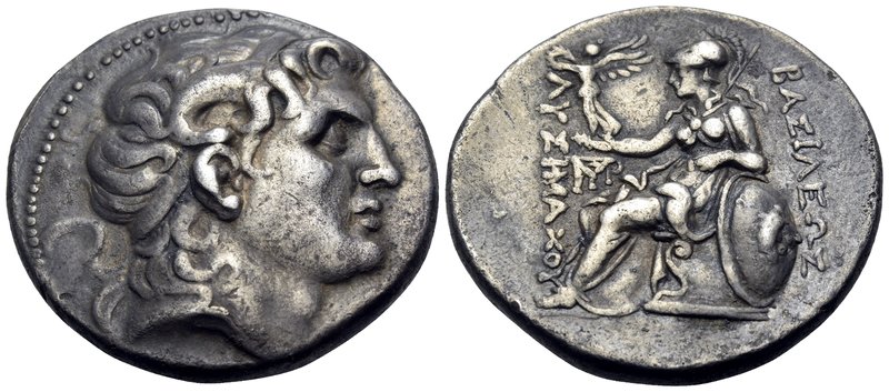 KINGS OF THRACE. Lysimachos, 305-281 BC. Tetradrachm (Silver, 28.5 mm, 16.79 g, ...