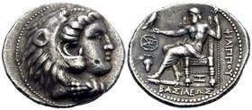 KINGS OF MACEDON. Philip III Arrhidaios, 323-317 BC. Tetradrachm (Silver, 29 mm, 16.83 g, 6 h), struck under Seleukos I Nikator, as satrap, Babylon (I...