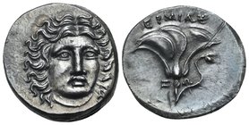 KINGS OF MACEDON. Perseus, 179-168 BC. Drachm (Silver, 16.5 mm, 2.65 g, 4 h), struck under the ministers Hermias and Zoilos during the Third Macedonia...