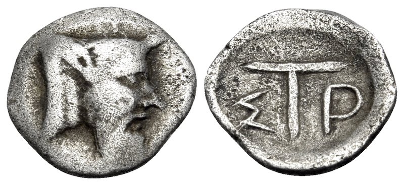 AKARNANIA, Federal Coinage (Akarnanian Confederacy). Stratos, circa 420 BC. Trih...