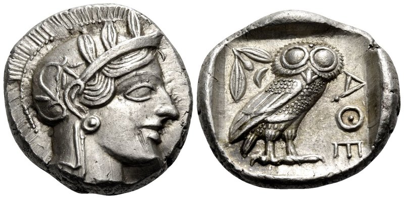 ATTICA. Athens. Circa 449-404 BC. Tetradrachm (Silver, 26 mm, 17.25 g, 4 h), 430...