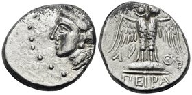 PONTOS. Amisos (as Peiraieos). Circa 435-370 BC. Siglos (Silver, 19 mm, 5.71 g, 11 h), struck under magistrate Ath... Head of Hera to left, wearing st...