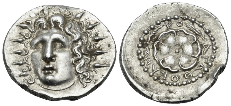 ISLANDS OFF CARIA, Rhodos. Rhodes. Circa 88/42 BC-AD 14. Drachm (Silver, 20 mm, ...
