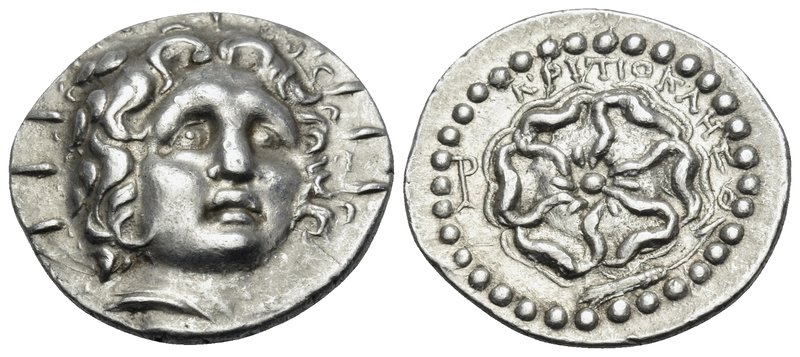 ISLANDS OFF CARIA, Rhodos. Rhodes. Circa 88/42 BC-AD 14. Drachm (Silver, 19 mm, ...