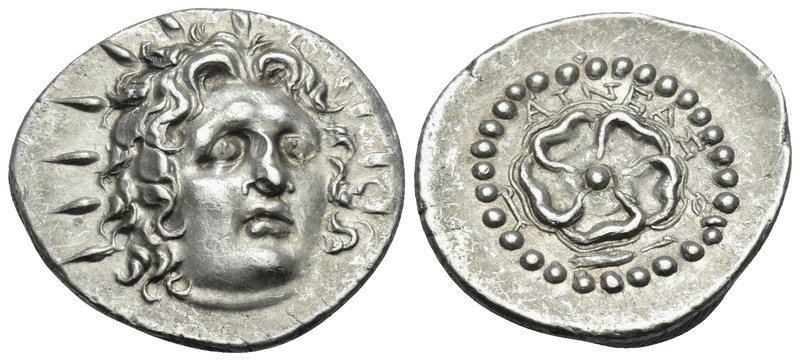 ISLANDS OFF CARIA, Rhodos. Rhodes. Circa 88/42 BC-AD 14. Drachm (Silver, 20 mm, ...