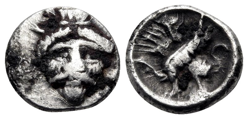 CILICIA. Uncertain. Early-mid 4th century BC. Hemiobol (Silver, 8 mm, 0.36 g, 5 ...