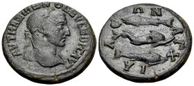 THRACE. Anchialus. Maximinus I, 235-238. Triassarion (Bronze, 24 mm, 7.08 g, 1 h). AYT MAΞIMEINOC EYCEBHC AYΓ Laureate head of Maximinus to right, wit...