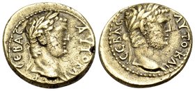 MYSIA. Germe. Titus with Domitian as Caesar, 79-81. (Orichalcum, 17 mm, 3.25 g, 12 h). AYTO KAI ΓEP CEBAC Laureate head of Titus to right. Rev. AYTO K...