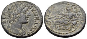 LYDIA. Tabala. Time of Marcus Aurelius, 161-180. (Bronze, 17.5 mm, 4.39 g, 6 h). IEPA CYNKΛHTOC Draped bust of the Senate to right. Rev. TABAΛEΩ-Ν/ EΡ...