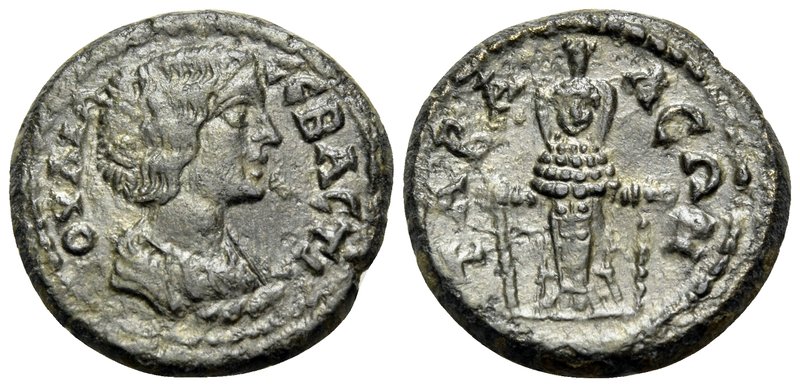 LYDIA. Tabala. Julia Domna, 193-217. Assarion (16 mm, 4.25 g, 6 h). ΙΟΥΛΙΑ CΕΒΑC...