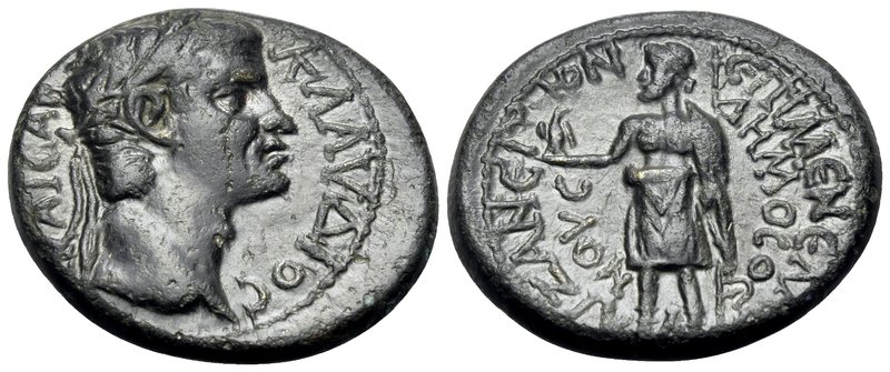PHRYGIA. Aezanis. Claudius, 41-54. (Bronze, 21.5 mm, 5.39 g, 11 h), struck under...