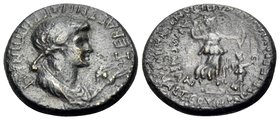 PHRYGIA. Acmoneia. Agrippina Junior, 15-59. (Bronze, 16 mm, 2.90 g, 1 h), struck under Nero, magistrate Lucius Servenius Capito, 54-68. ΑΓΡΙΠΠΙΝΑΝ ΣΕΒ...